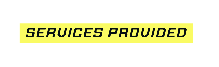 services provided